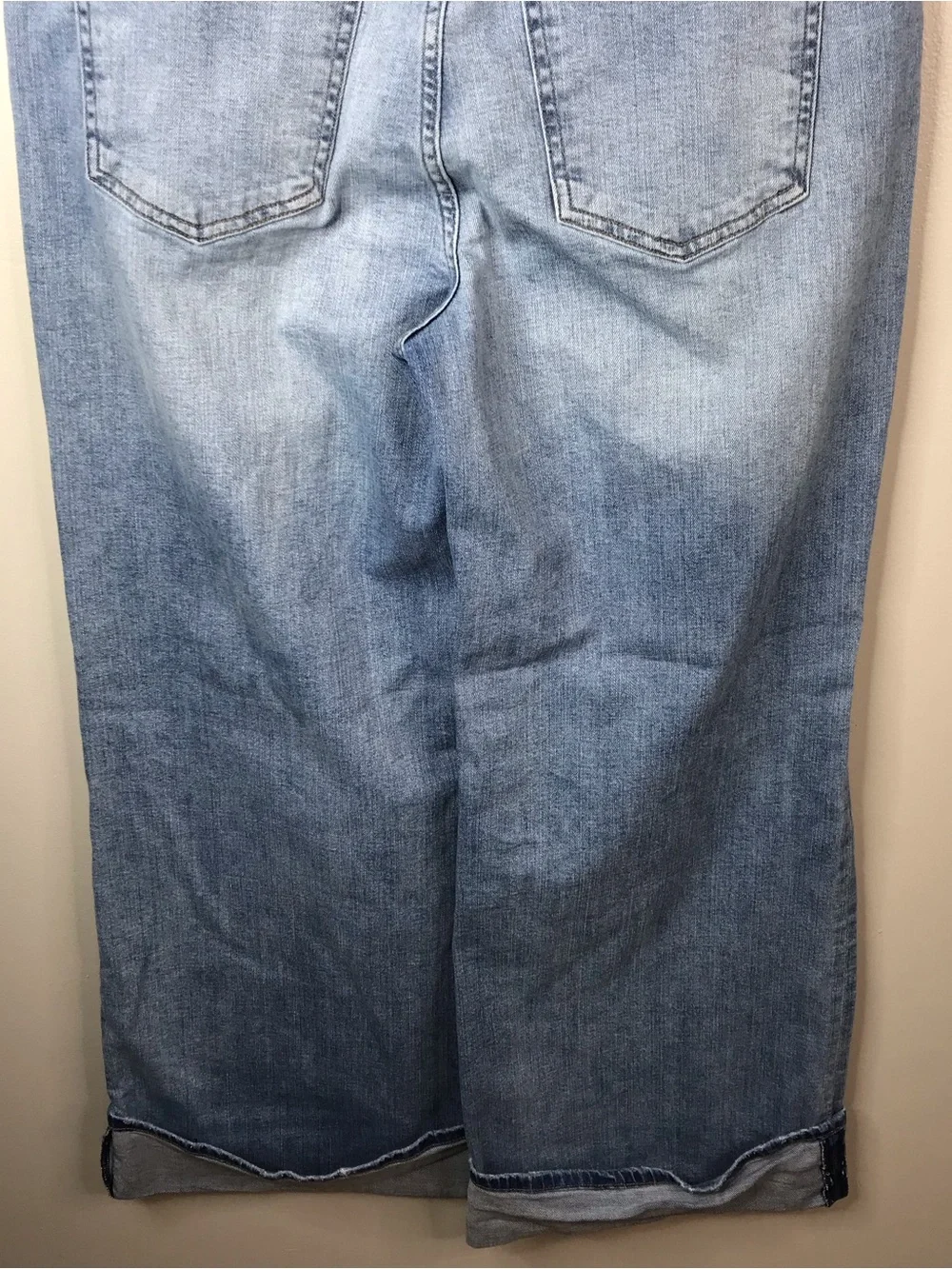 Kut from the Kloth Meg Fab Ab Wide Leg High Rise Jeans Sz 12